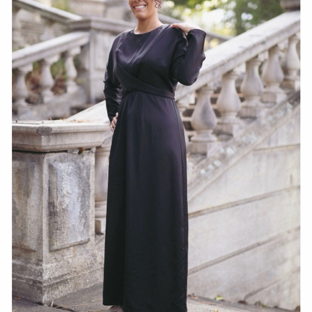 Dainty Jewells Black Long Sleeve Maxi Dress